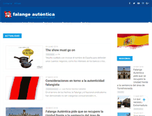 Tablet Screenshot of falange-autentica.es